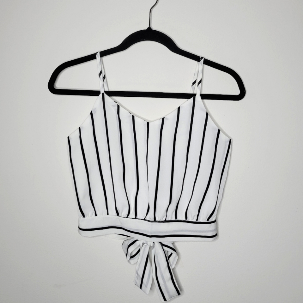 Striped Crop Top